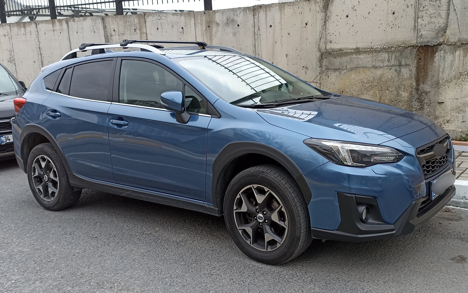 Compatible with Subaru Crosstrek 2017- Onwards upgraded roof rail model, Roof crossbars Silver Color Compatible with Subaru Crosstrek 2017- Onwards upgraded roof rail model, Roof crossbars Silver Color